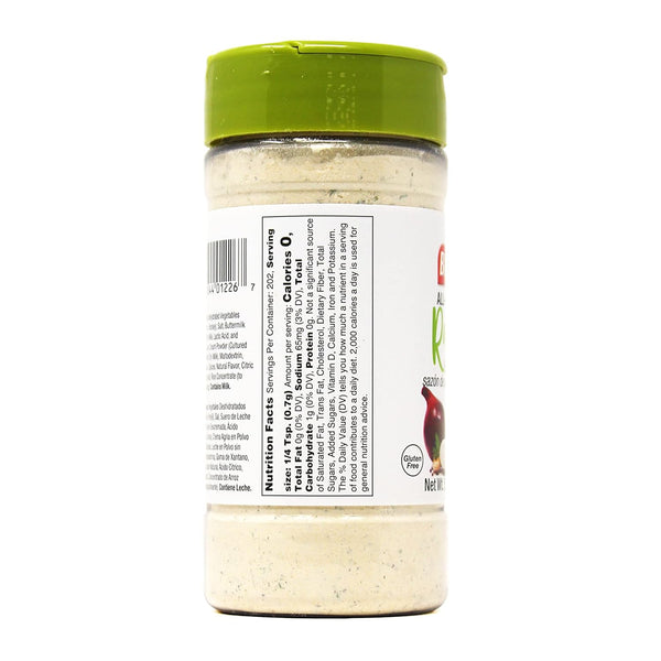 Badia 5 oz All-Purpose Ranch Seasoning Powder for Meats, Vegetables, Snacks, Dressings, Dips, Marinades