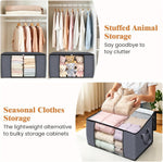 6 pack storage bags for clothes and blanket organization
