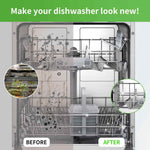 Lemon Scent Dishwasher Cleaner and Deodorizer Tablets, 24 Pack - Removes Limescale & Odor, Safe for All Dishwashers