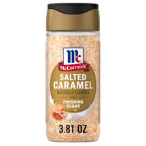 McCormick Finishing Sugar, Salted Caramel, 3.81 oz, No Artificial Colors, Perfect for Warm Beverages and Snacks