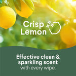 clorox disinfecting cleaning wipes variety pack, 75 count, 3 pack, crisp lemon and fresh scent