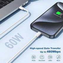 iPhone 17/16/15 Charger, USB C Charger, 2Pack 20W Type C Fast Wall Charge Power Adapter,6FT 60W USB-C to C Cable for iPhone Air/17Pro Max/15/16 Pro Max,iPad Pro 12.9/11 inch,iPad Air 5/4th,AirPods Pro