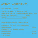 Clorox Disinfecting All-Purpose Cleaner 32 Oz and Bathroom Cleaner, Household Essentials, 30 Oz, Pack of 3