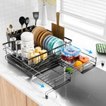 Expandable Dish Drying Rack for Kitchen Counter