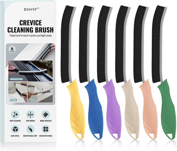 sxhyf crevice cleaning brush hard bristle grout scrub brush for bathroom kitchen household cleaning