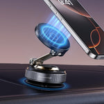 Magnetic Phone Holder for Car 2026 Heavy Duty Model 360° Adjustable Vacuum Suction Car Magsafe Phone Mount Cell Phone Holders for Your Car for iPhone 16 Pro Max 15 14 13 12 Plus (Metal Stand Rotor)