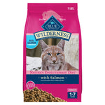 Blue Buffalo Wilderness Natural High Protein Grain Free Dry Cat Food for Adult Cats Salmon 11-lb Bag
