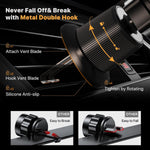 Car Phone Holder with Metal Hook Clip and Air Vent Cell Phone Stand