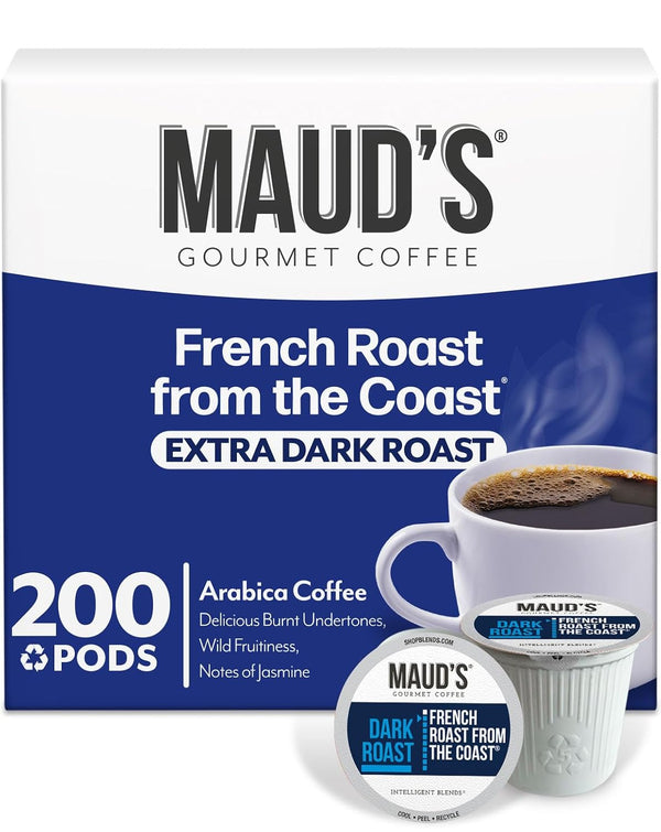 Maud's Bold Dark Roast Coffee Pods Variety Pack, 40-count, 9 Assorted Flavors