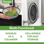 10 Inch Heavy Duty Tovolo Microwave Cover for Food Splatter, Collapsible & Vented, Charcoal Gray