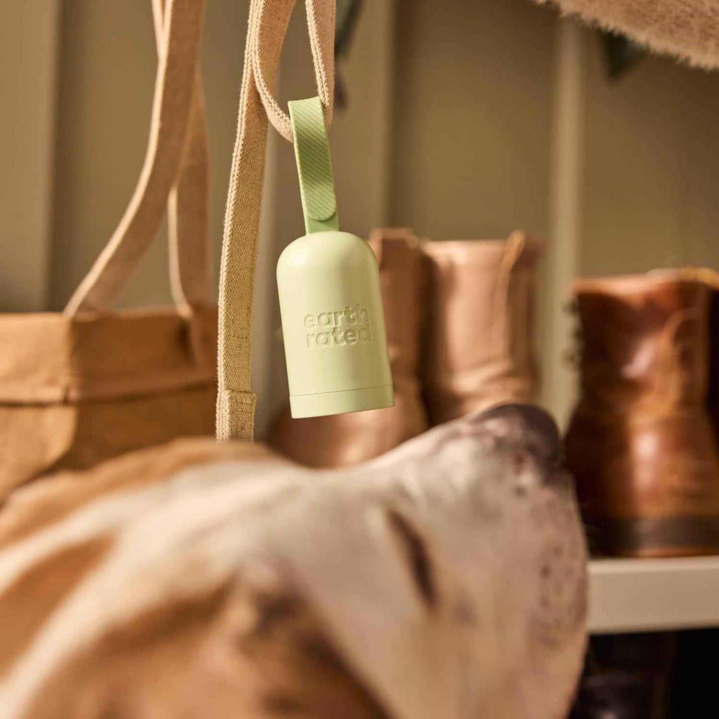 Earth Rated Dog Poop Bag Holder, Durable and Guaranteed Leakproof, Unscented, Dispenser with Starter Roll