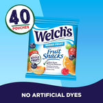 Welch's Fruit Snacks, Mixed Fruit, 40-count, 0.8 oz individual bags