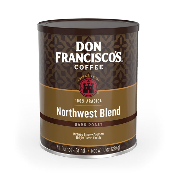 Don Francisco's Hawaiian Hazelnut Ground Flavored 100% Arabica Coffee - 3 x 10 oz Recyclable Cans for Gourmet Brew