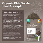 navitas organics chia seeds, 8oz, organic, non-gmo, vegan, gluten-free, 38 servings