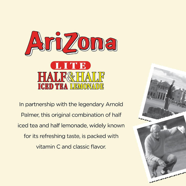 Arizona Premium Brewed Arnold Palmer Bottled Tea 16-Ounce | 12-Count