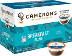 Cameron's Coffee Single Serve Pods, Breakfast Blend, 12 Count, 6 Pack