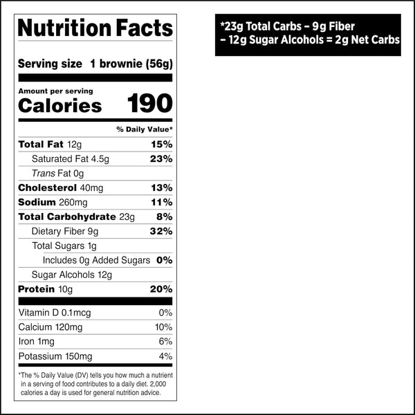 Quest Nutrition Bake Shop Chocolate Brownies 10g Protein 10 Count