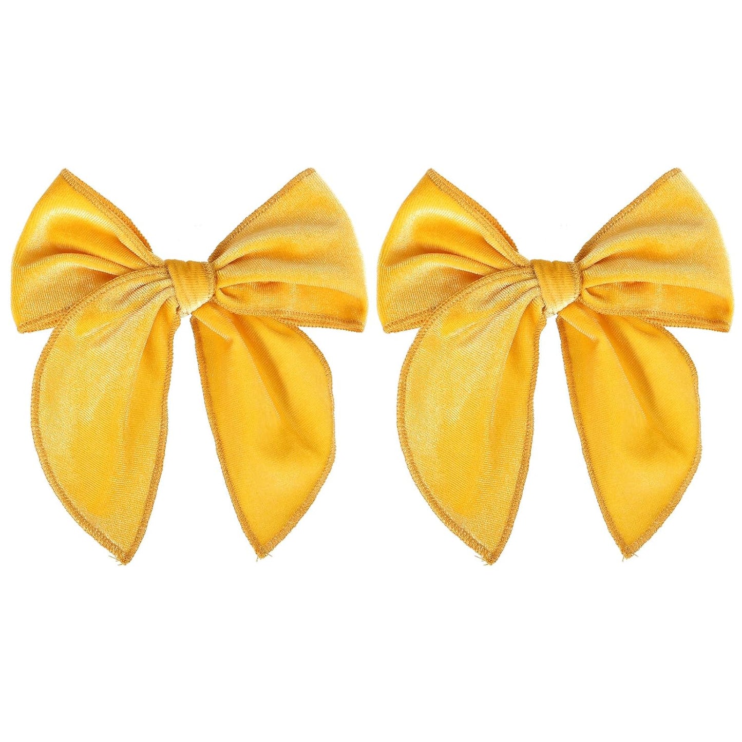 5" Red Christmas Velvet Fable Hair Bows Kids Big Velvet Ribbon Sailor Bow Alligator Clip Cheer Barrettes Hairpins Valentines New Year Gift Accessory for Toddler Teen Baby Girls