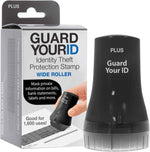 Guard Your ID Advanced 2.0 Roller 3-Pack for Identity Theft Protection, Confidential Security Stamp Mixed Color Kit (Turquoise, Green, White)