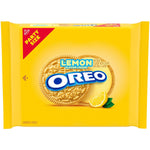 OREO Lemon Creme Sandwich Cookies, Party Size, 8.95 oz packaging