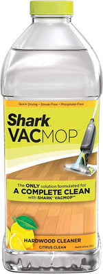 Shark VACMOP Household Disinfectant Cleaner Refill 2L Bottle, Compatible with VM252 & VM180, Cleans & Disinfects Sealed Finished Floors, Stone, Laminate & Tiles, Lemon Scent, VCD60