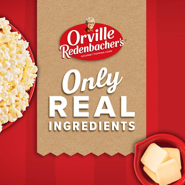 Orville Redenbacher's Microwave Popcorn, Ultimate Butter Flavor, 6-Count Boxes