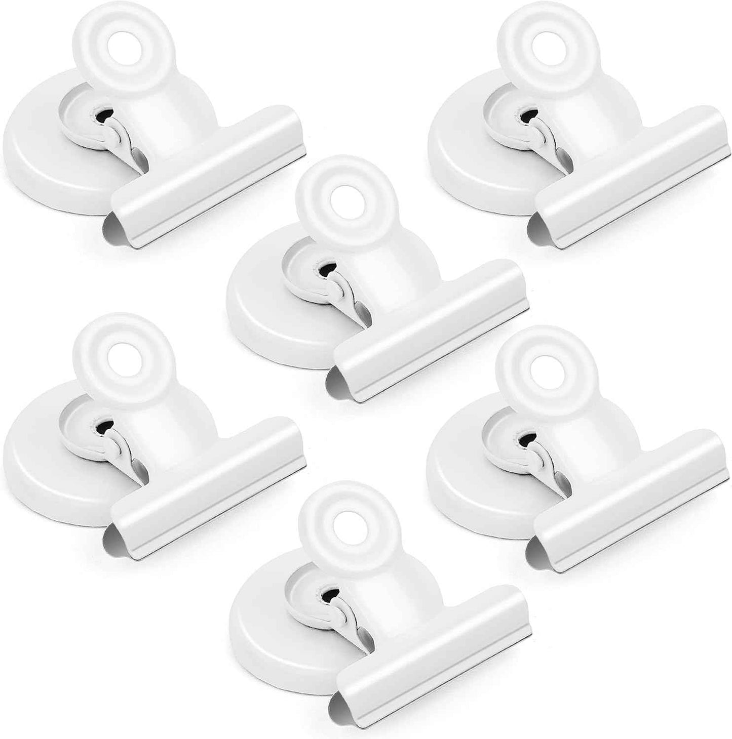 12pack Fridge Magnets Refrigerator Magnets Magnetic Clips Heavy Duty Detailed List Display Paper Fasteners on Home& Office& Teaching (Black, 12)