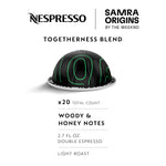 Nespresso Vertuo Togetherness Blend Double Espresso Coffee Pods 20-Count Light Roast