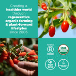 Navitas Organics Goji Berries, 8oz Bag, 8 Servings, USDA Organic, Non GMO, Gluten Free, Vegan