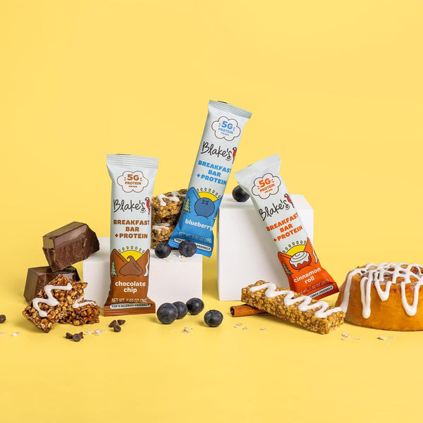 Blake's Seed Based Breakfast Bars Variety Pack 24 Count Gluten Free Nut Free Dairy Free Vegan