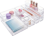 STORi SimpleSort 10-Piece Stackable Clear Drawer Organizer Set