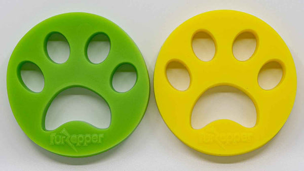 FurZapper Pet Hair Remover 2 Pack Reusable Dog Cat Hair Remover Tool for Laundry and Dryer Use