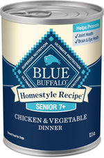 blue buffalo senior chicken dinner wet dog food 12.5-oz cans 12 count