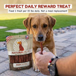 Loving Pets Natural Value Beef Sticks Soft Jerky Dog for Large Small Breeds