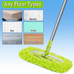 swiffer compatible microfiber wet mop pads for hardwood floor cleaning replacement refills 4pcs