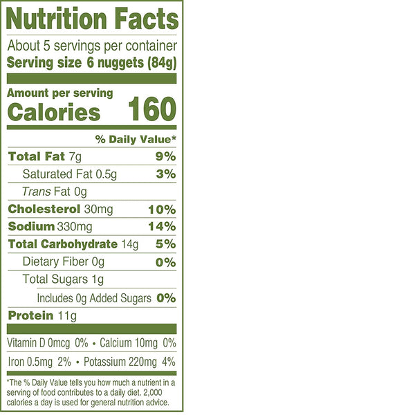Applegate Natural Chicken Nuggets Family Size 16oz Frozen Product Details