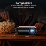 happrun native 1080p bluetooth mini projector portable outdoor movie projector