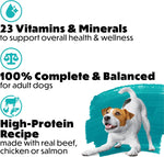 Purina beneful small breed dog food variety pack incrediBites with real beef chicken and salmon 3 oz cans pack of 30