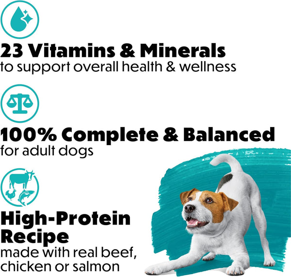 Purina beneful small breed dog food variety pack incrediBites with real beef chicken and salmon 3 oz cans pack of 30