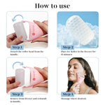 BAIMEI IcyMe Ice Roller for Face and Gua Sha Facial Tool Set, Ice Face Roller Reduces Puffiness Relieves Migraines Skin Care Tools, Self Care for Women - Pink