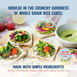 Lundberg Thin Brown Rice Cakes Variety 3-Pack, Regenerative Organic Certified, 6 Oz Ea