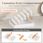 Kitchen Cabinet Organizer for Food Container Lids and Storage
