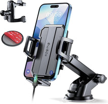SUUSON Upgraded 3-in-1 Car Phone Holder Mount for Dashboard, Windshield, and Air Vent