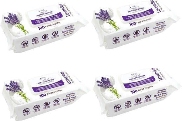 Best Pet Supplies Pet Wipes for Dogs - Dog Wipes Cleaning Deodorizing, for Coats, Ears, Paws - Hydrating, Aloe Vera