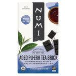 Numi Organic Chocolate Pu-erh Tea, 16 Dark Tea Bags, Aged Yunnan Pu-erh Tea with Cocoa