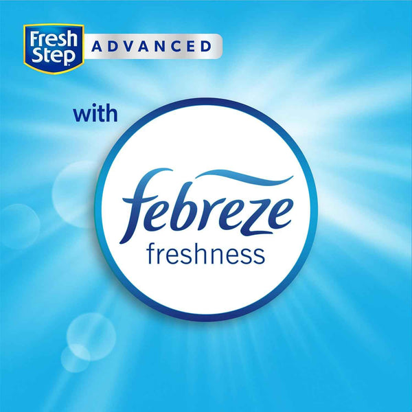 Fresh Step Advanced Clumping Litter with Febreze Freshness with Gain Scent, Fights Odor on Contact, 37 lbs. (2 x 18.5 lb. Box) (Package May Vary)