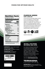 Terrasoul Superfoods Organic Pumpkin Seeds, 2 Lbs - Shelled, Raw, Unsalted, Premium Quality