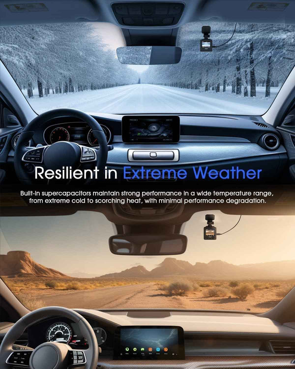 Dash Cam 2K, WiFi Dashcams with APP, External GPS, 1.5'' IPS Screen, Front Dash Camera for Cars, Mini Car Camera, WDR Night Vision, 24H Parking Monitor, Loop Recording, G-Sensor