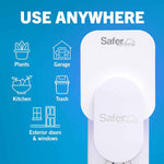 Safer Home Indoor Plug-In Fly Trap - SH502 - Effective Fruit Fly Traps for Indoors, Gnat Traps for House Indoor, 400 Sq Ft Protection - Style: 1 Device + 2 Glue Cards