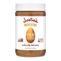 Justins Classic Almond Butter, Gluten-free, Non-GMO, Keto-friendly, 16 Ounce Jar, Pack of 1